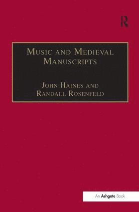 bokomslag Music and Medieval Manuscripts