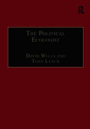 David Wells, Tony Lynch - Political Ecologist, Inbunden