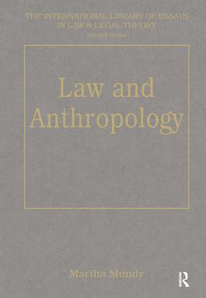 bokomslag Law and Anthropology