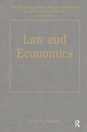 Eric A. Posner - Law and Economics, Inbunden