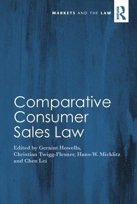 Comparative Consumer Sales Law 1