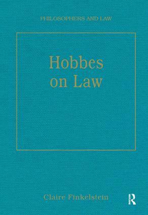 Claire Finkelstein - Hobbes on Law, Inbunden