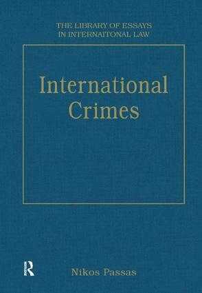 Nikos Passas - International Crimes, Inbunden