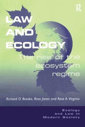 Richard O. Brooks, Ross Jones - Law and Ecology, Häftad