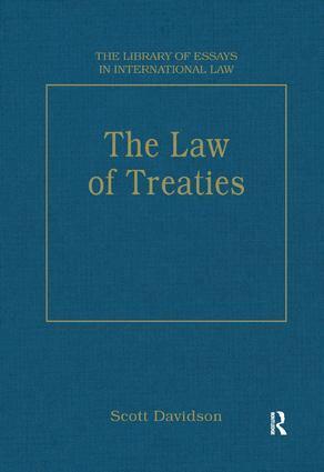 Scott Davidson - Law of Treaties, Inbunden