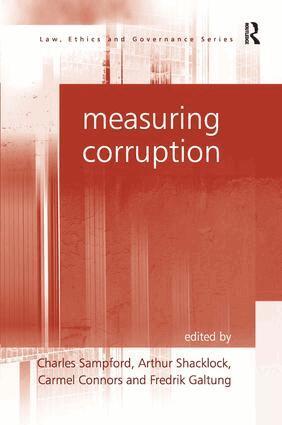 Arthur Shacklock, Fredrik Galtung, Charles Sampford - Measuring Corruption, Inbunden