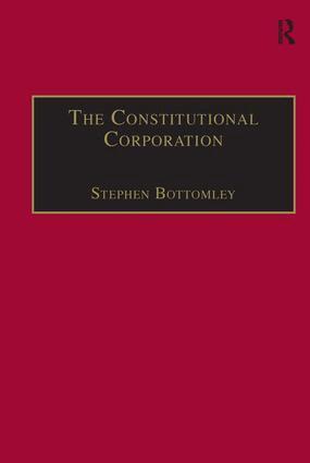 Stephen Bottomley - Constitutional Corporation, Inbunden