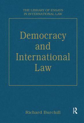 Democracy and International Law 1