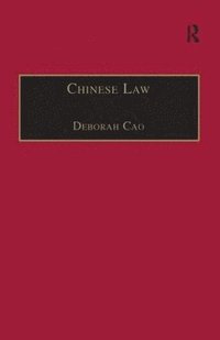 bokomslag Chinese Law