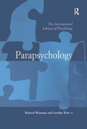 bokomslag Parapsychology