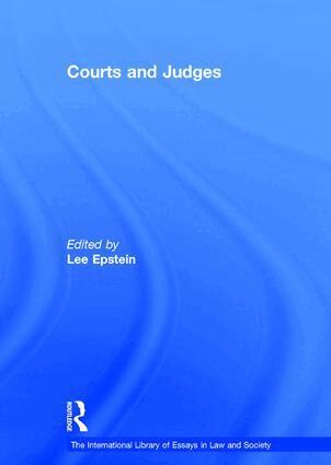 Lee Epstein - Courts and Judges, Inbunden