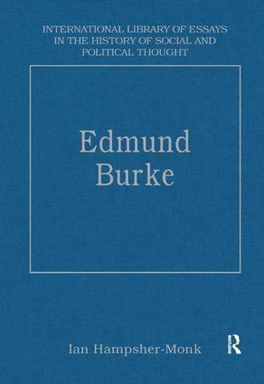 Iain Hampsher-Monk - Edmund Burke, Inbunden