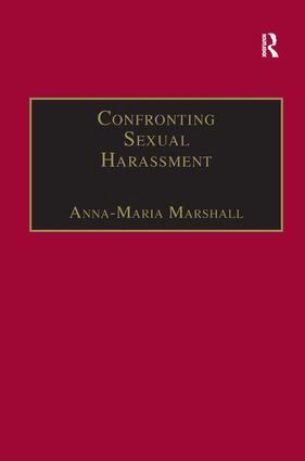 Anna-Maria Marshall - Confronting Sexual Harassment, Inbunden