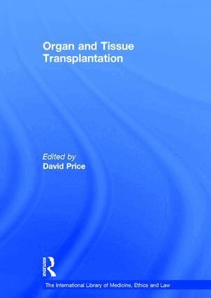 David Price - Organ and Tissue Transplantation, Inbunden