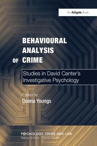 bokomslag Behavioural Analysis of Crime