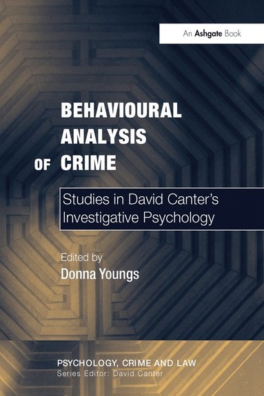 bokomslag Behavioural Analysis of Crime