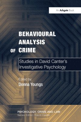 Behavioural Analysis of Crime 1