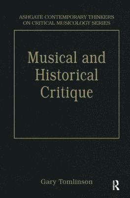 bokomslag Music and Historical Critique