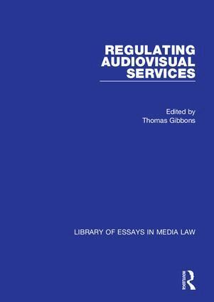 Thomas Gibbons - Regulating Audiovisual Services, Inbunden