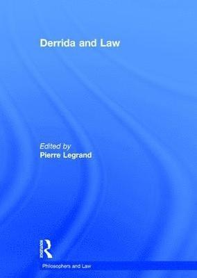 Derrida and Law 1