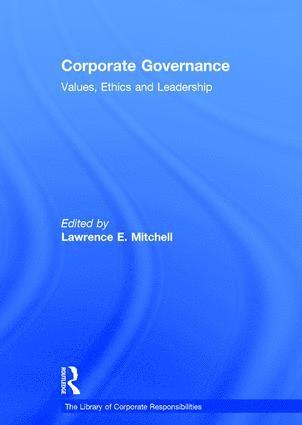 Lawrence E. Mitchell - Corporate Governance, Inbunden