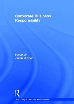 Justin O'Brien - Corporate Business Responsibility, Inbunden