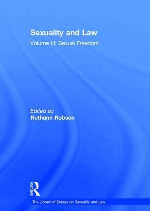 Ruthann Robson - Sexuality and Law, Inbunden
