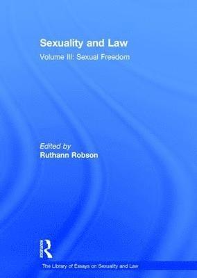 Ruthann Robson - Sexuality and Law, Inbunden