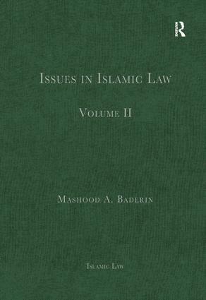 Mashood A. Baderin - Issues in Islamic Law, Inbunden