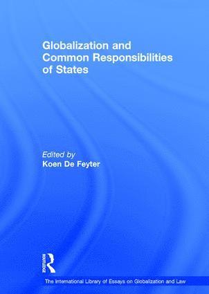 bokomslag Globalization and Common Responsibilities of States