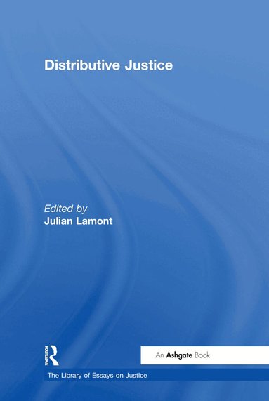Julian Lamont - Distributive Justice, Inbunden