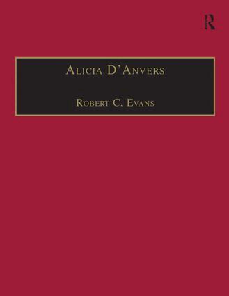 Robert C. Evans - Alicia D'Anvers, Inbunden