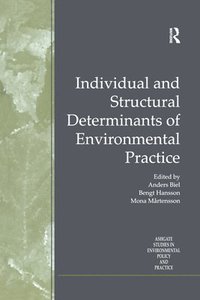 bokomslag Individual and Structural Determinants of Environmental Practice