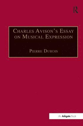 Pierre Dubois, Pierre DuBois - Charles Avison's Essay on Musical Expression, Inbunden