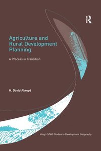 bokomslag Agriculture and Rural Development Planning