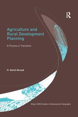 Agriculture and Rural Development Planning 1