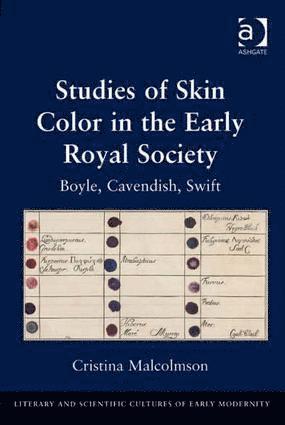 bokomslag Studies of Skin Color in the Early Royal Society