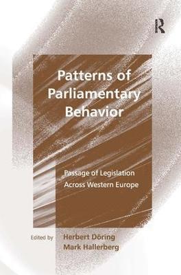 Herbert Döring, Herbert Doring, Mark Hallerberg - Patterns of Parliamentary Behavior, Inbunden