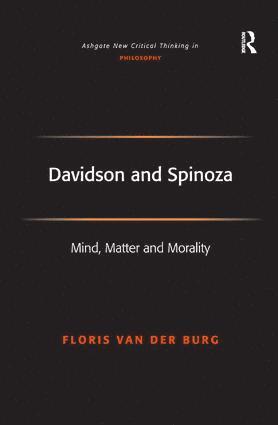 bokomslag Davidson and Spinoza