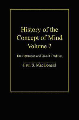 bokomslag History of the Concept of Mind