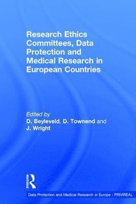 bokomslag Research Ethics Committees, Data Protection and Medical Research in European Countries