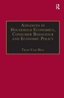Advances in Household Economics, Consumer Behaviour and Economic Policy 1