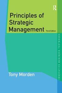 bokomslag Principles of Strategic Management