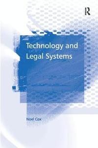 bokomslag Technology and Legal Systems