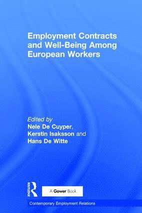 bokomslag Employment Contracts and Well-Being Among European Workers