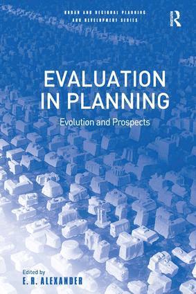 bokomslag Evaluation in Planning