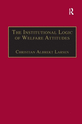 bokomslag Institutional Logic of Welfare Attitudes