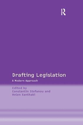 bokomslag Drafting Legislation