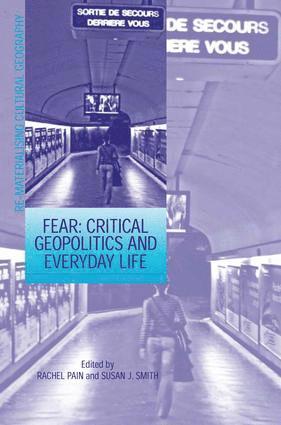 bokomslag Fear: Critical Geopolitics and Everyday Life