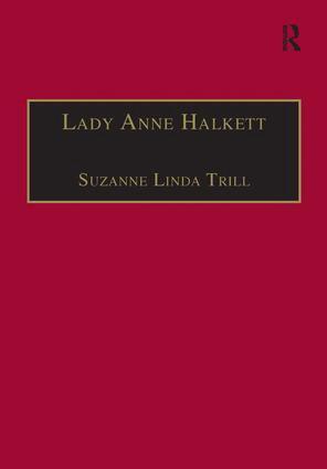 Suzanne Linda Trill - Lady Anne Halkett, Inbunden